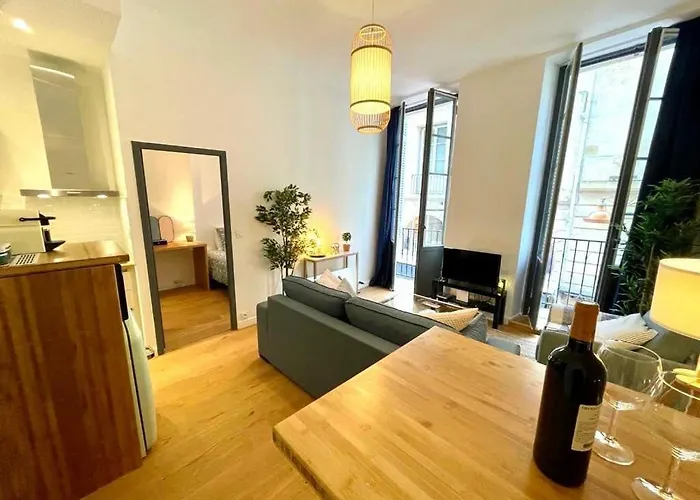 Beaux T2 Et T3 Climatises Dans Le Triangle D'or 公寓 *