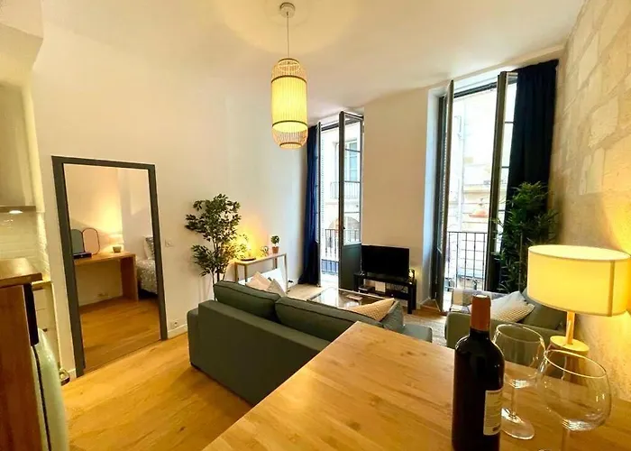 Beaux T2 Et T3 Climatises Dans Le Triangle D'or 波尔多